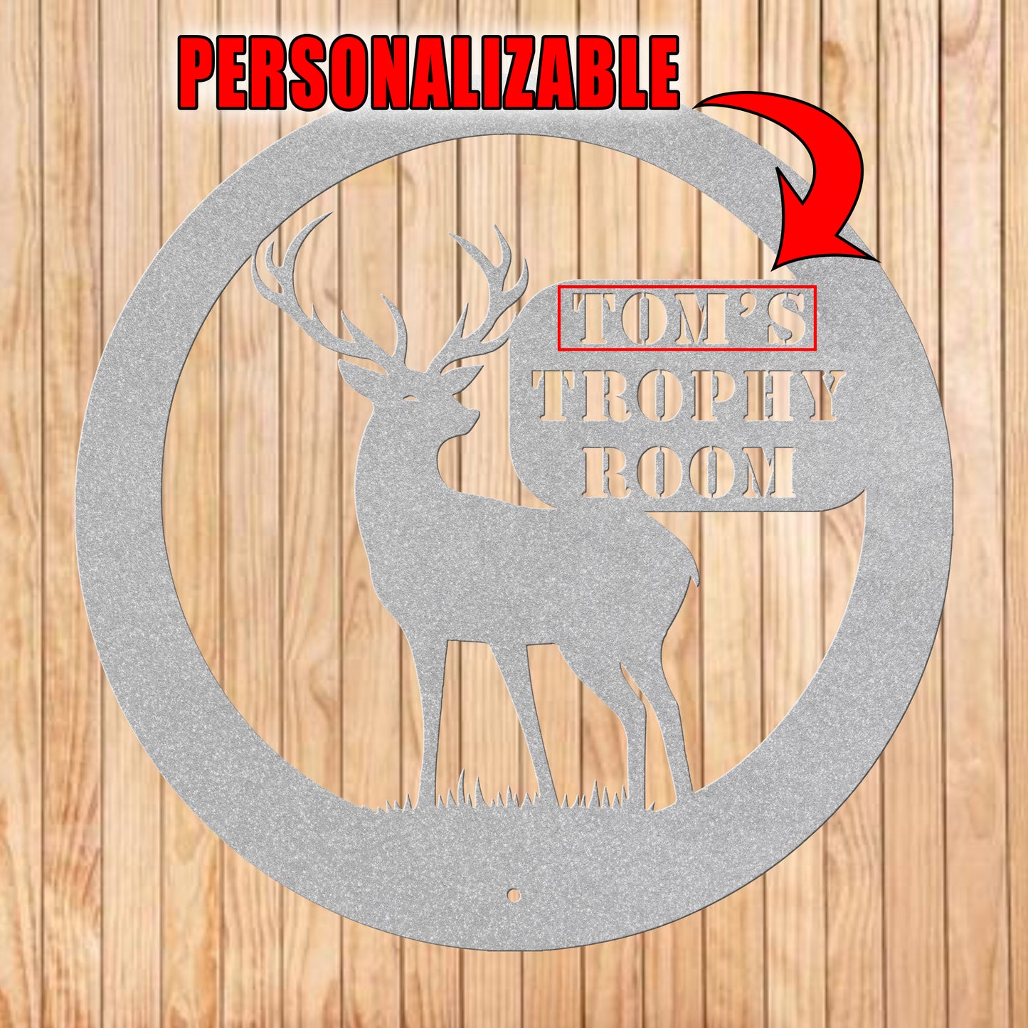 Trophy Room Sign