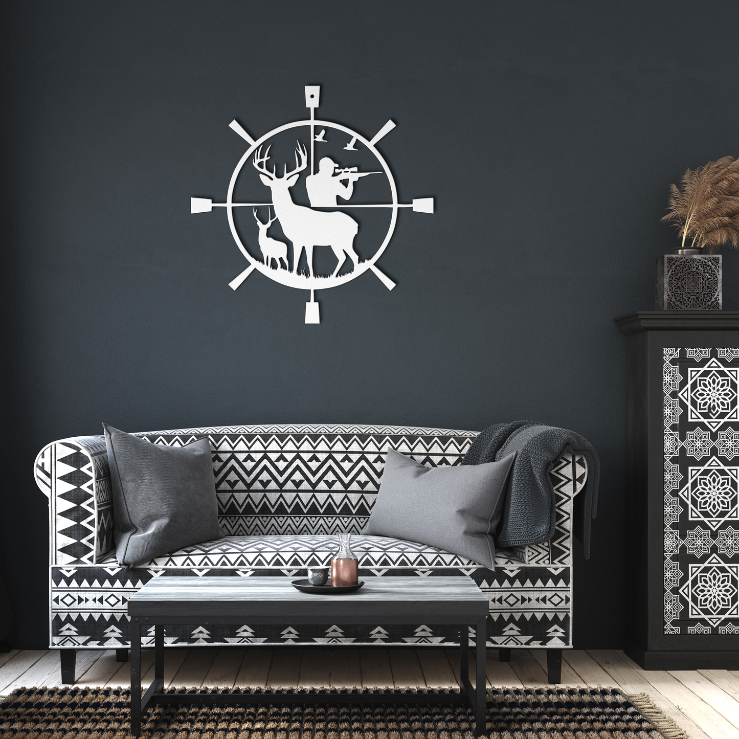Deer_Wheel_Sign_White_Dark_Living_Room_Mockup.png