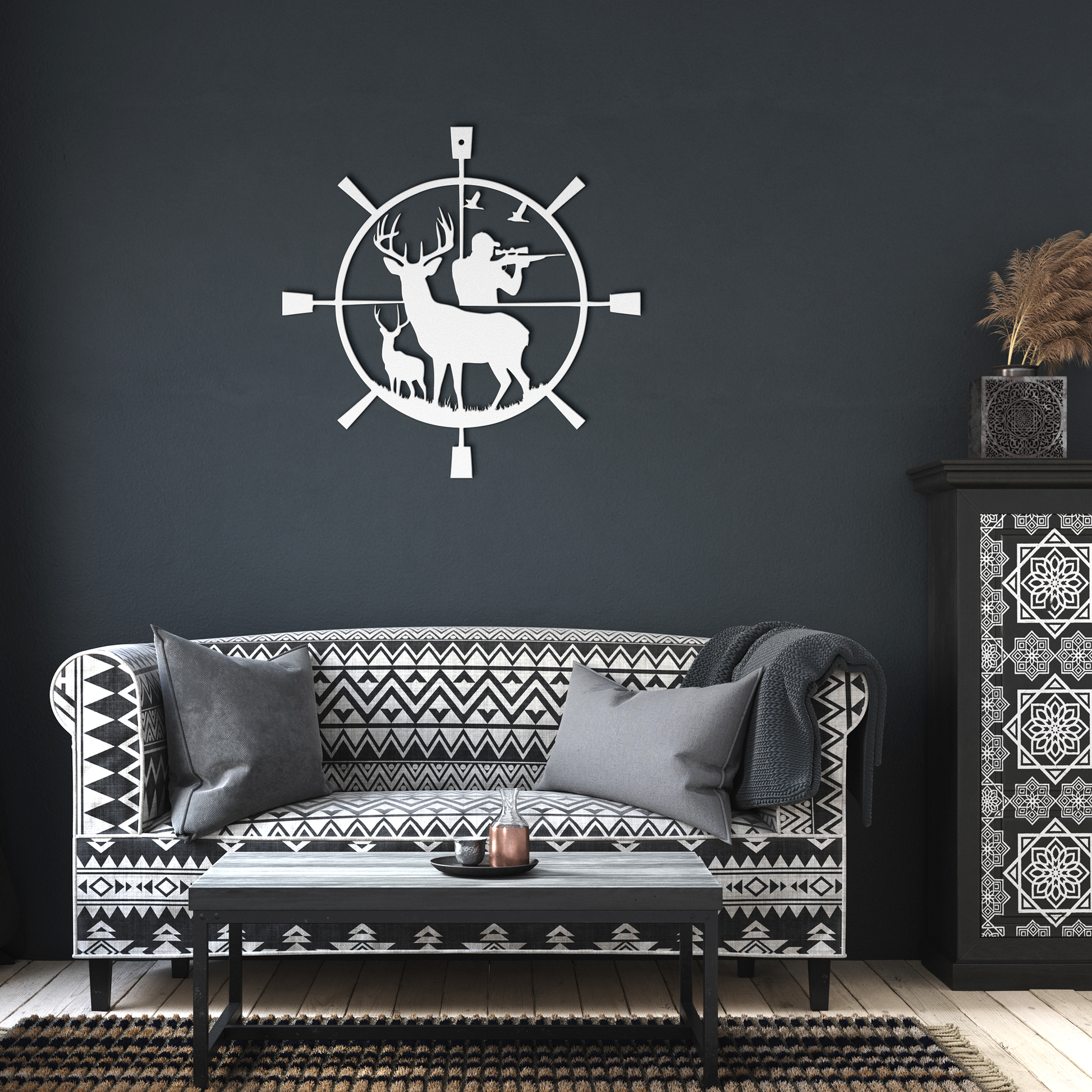 Deer_Wheel_Sign_White_Dark_Living_Room_Mockup.png
